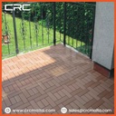 WPC Diy Decking Tile Light Grey