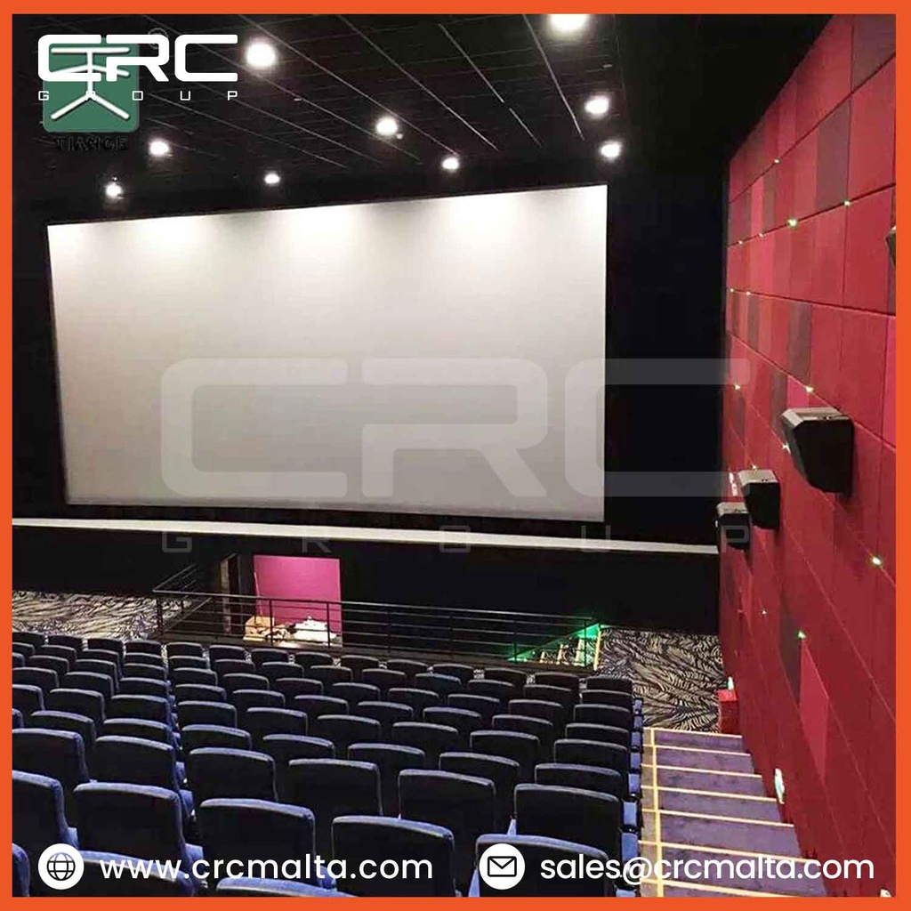 Fabric Wrapped Acoustic Wall Panels for Cinema