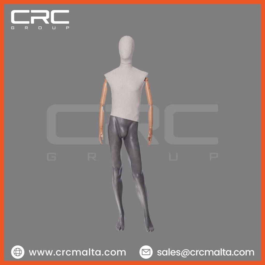 CRC Male Mannequin Articulated Arms KARL-1