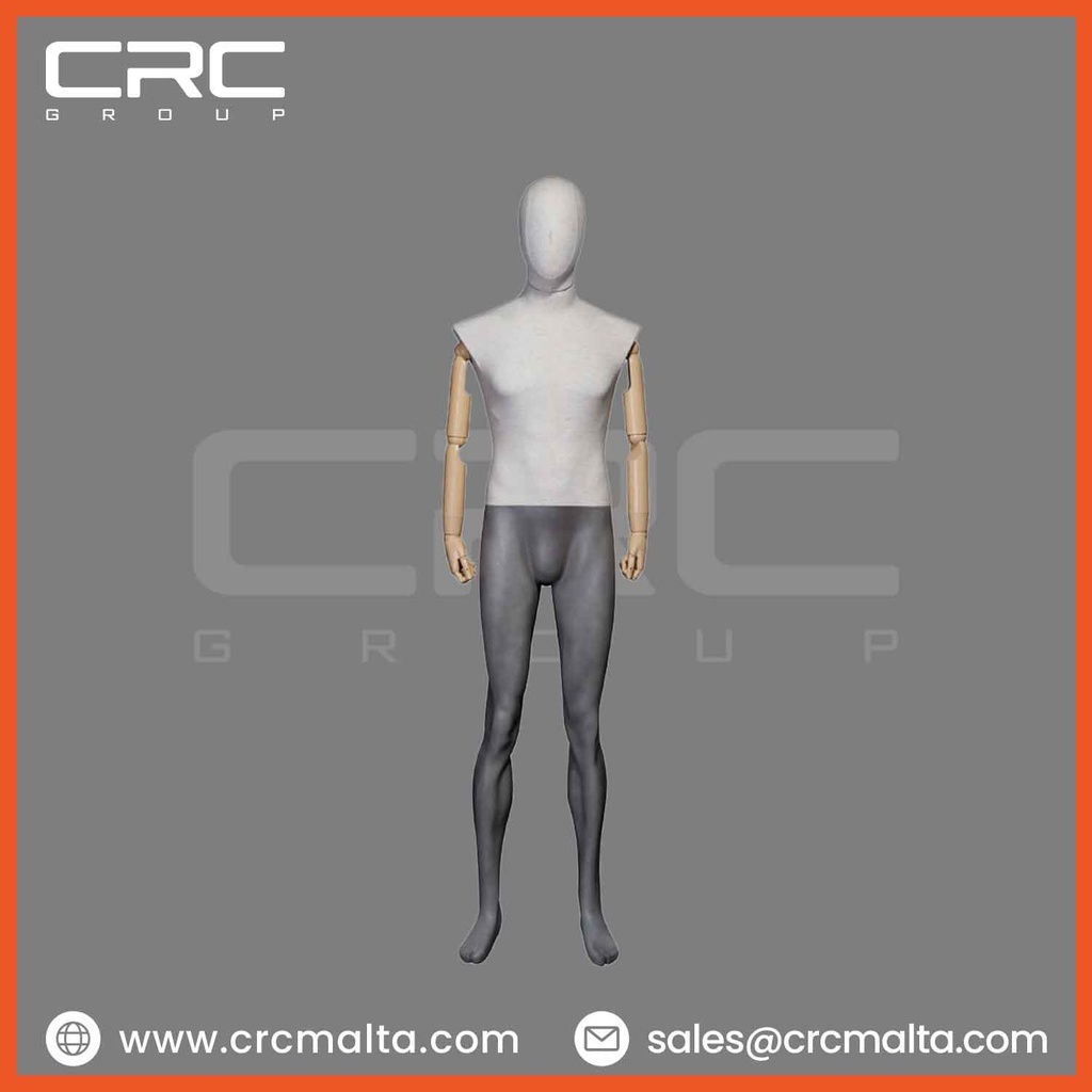 CRC Male Mannequin Articulated Arms KARL-3