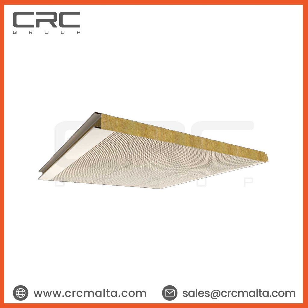 CRC Rock Wool Insulated Acoustic Standard Wall Panel